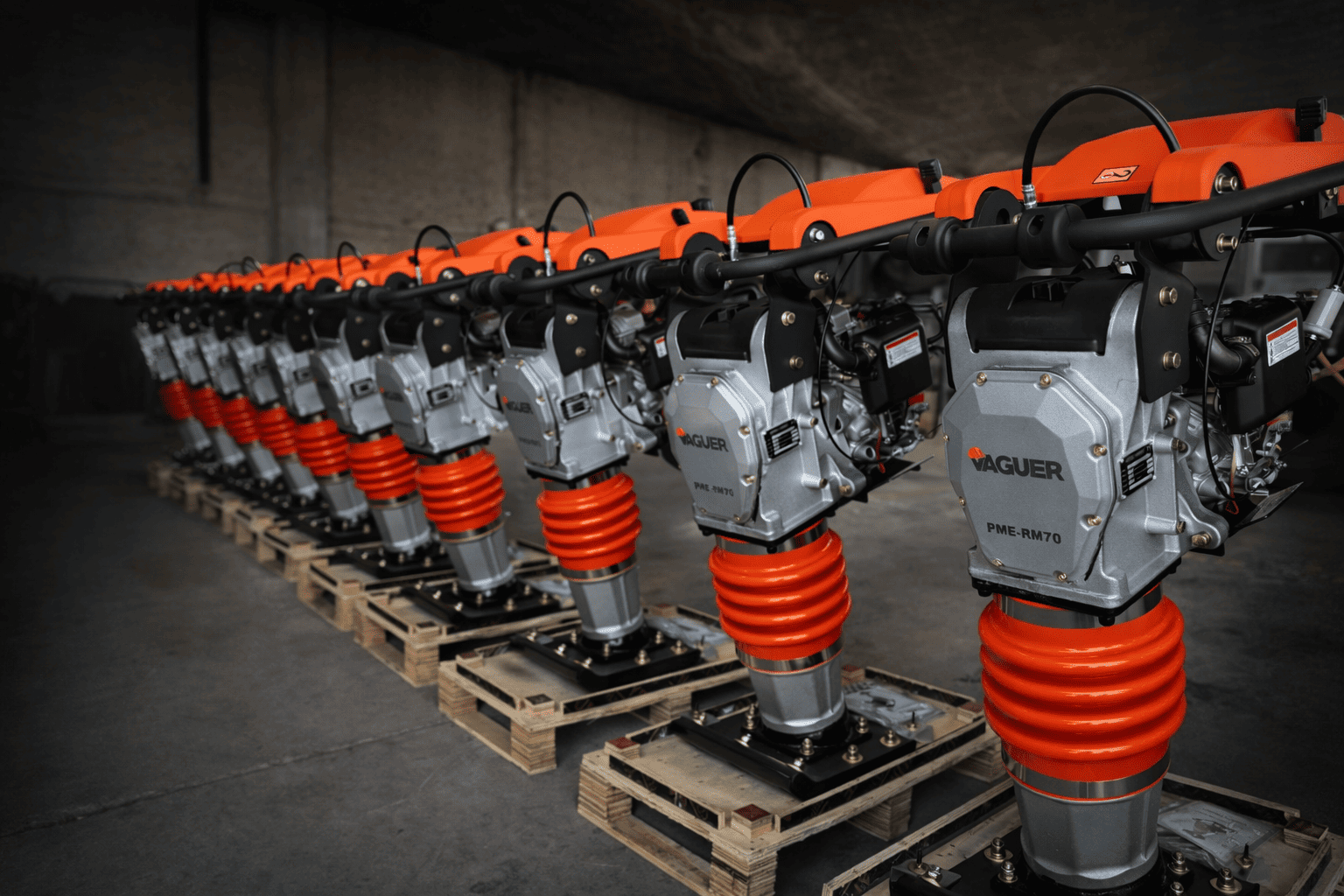 VAGUER Amplía su flota de Renta con 10 nuevos apisonadores VAGUER RM70